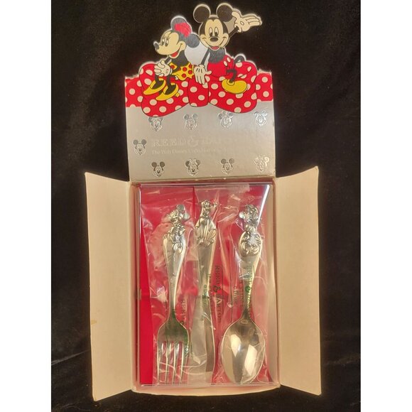 Vintage Disney Reed & Barton 3-Piece Silverware Set for Children - Picture 1 of 13